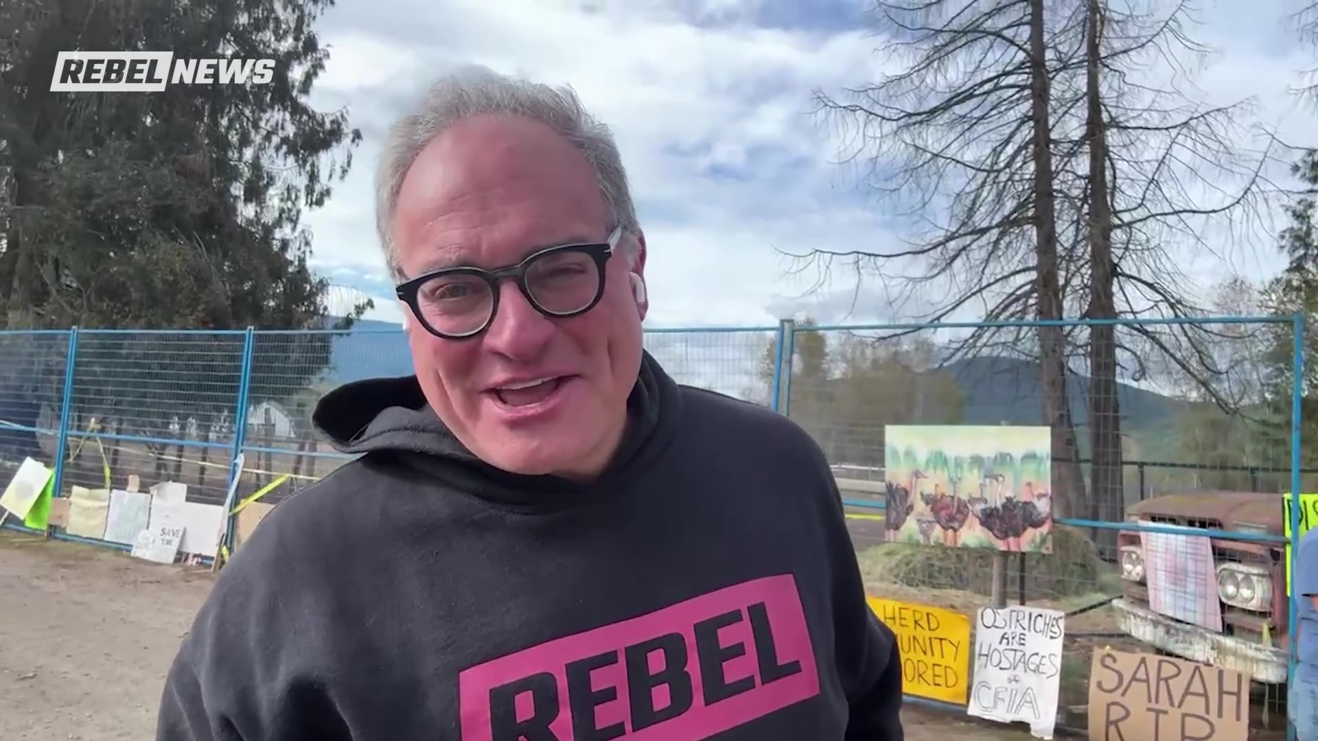 RAW: Feds dodge transparency on Ostrich kill pen, hide behind RCMP blockade