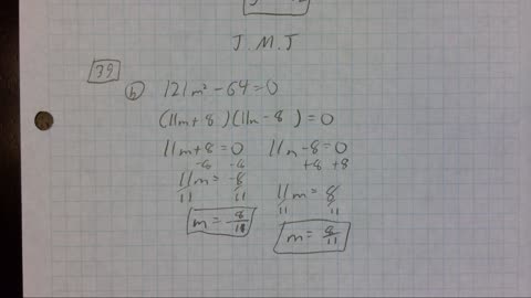Saxon Algebra 2 Lesson 39 (b)