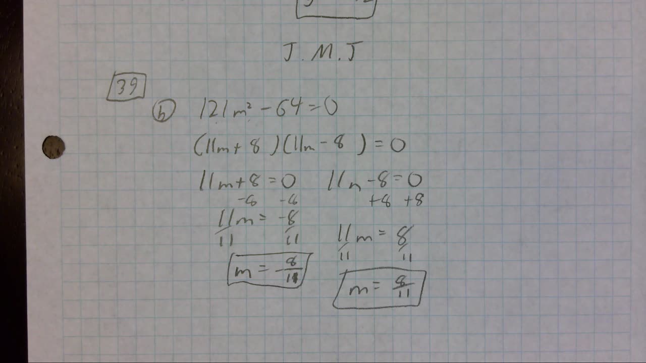 Saxon Algebra 2 Lesson 39 (b)