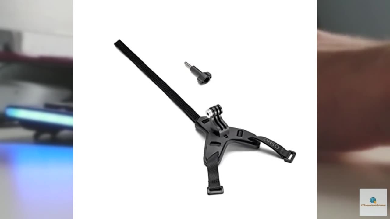 DJI Osmo Action Helmet Chin Mount, Compatibility: Osmo 360, Osmo Action 5 Pro, O