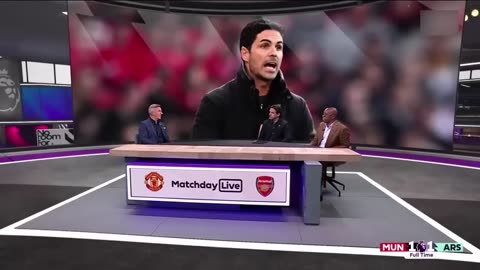 Man United 1:1 Arsenal | Wonderful Goal from Bruno and Rice| Angry Mikel Arteta|