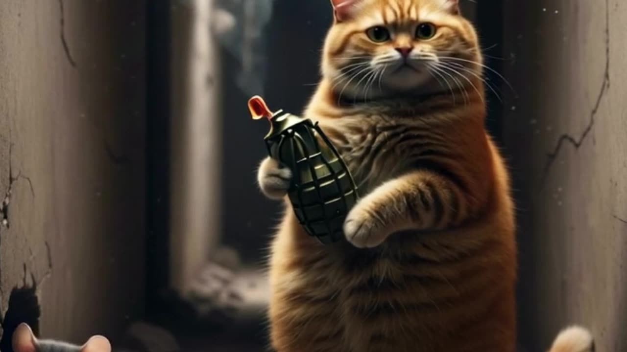 The Chubby Cat’s Final Warning 🐱💣