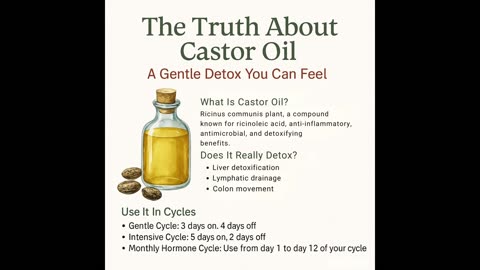 The Truth About Castor Oil: A Gentle Detox You Can Feel