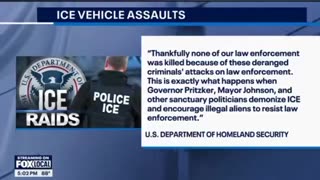 Illegal Aliens ram cars into ICE Agents in 2 NEW Separate attacks in sanctuary Chicago.