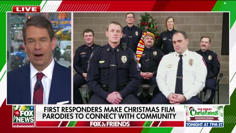 First responders go viral for 'A Christmas Story' parody