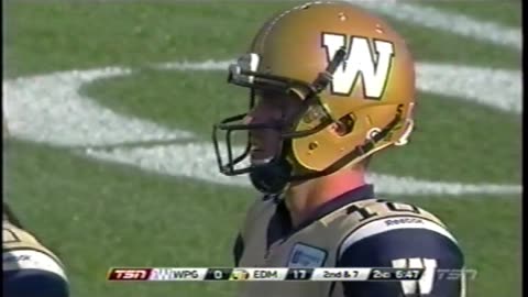 CFL 2013 WINNIPEG BLUE BOMBERS AT EDMONTON ESKIMOS