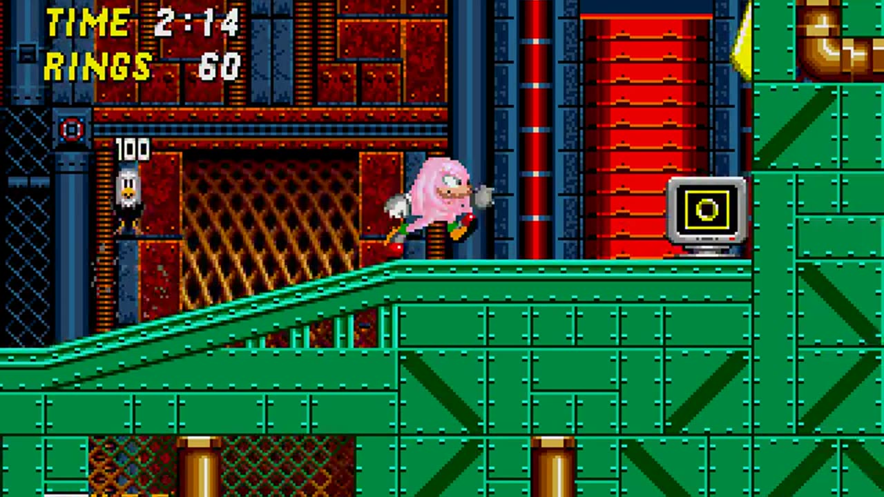 Mega Drive Longplay - Knuckles the Echidna in Sonic the Hedgehog 2 - US