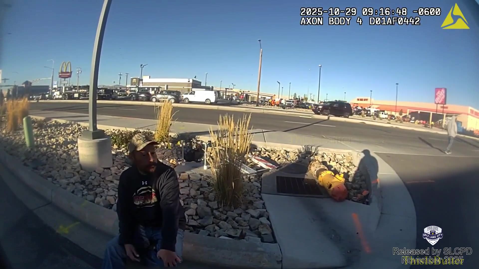 Salt Lake City officer fatally shoots suspect who threw a rock at the officer