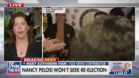 JUST IN_ Trump reacts to Pelosi's retirement announcement