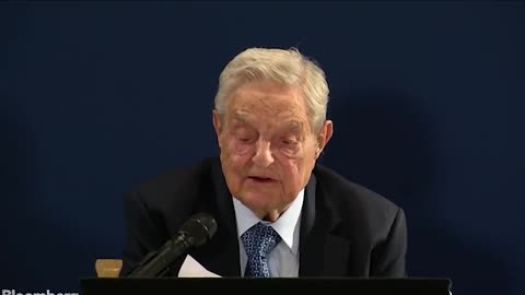 Soros reveals the true nature of who he is while attempting to vilify President Trump!