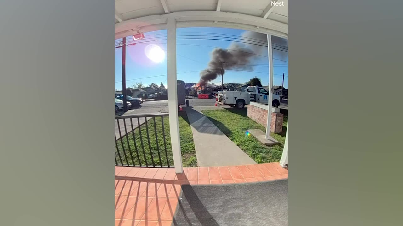 Video Shows Massive California Home Explosion