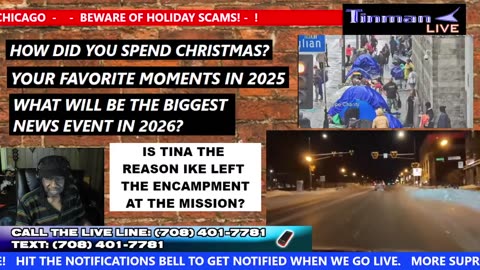 Last Mark's Corner for 2025 #Hangout #Yourvoice #currentevents #IRL #tinmanlive7049