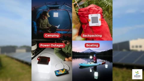 LuminAID Max QI 2-in-1 Solar Camping Lantern and Phone Charger