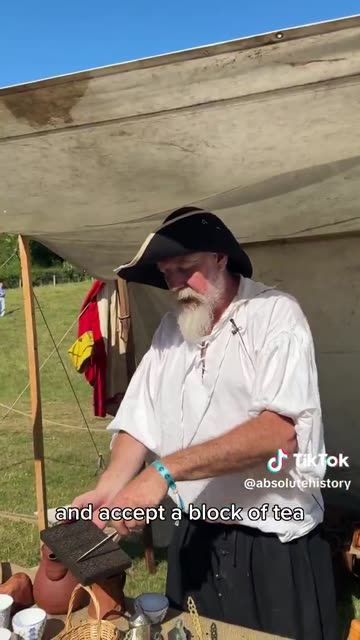 How tea was made in the 1600's🫖