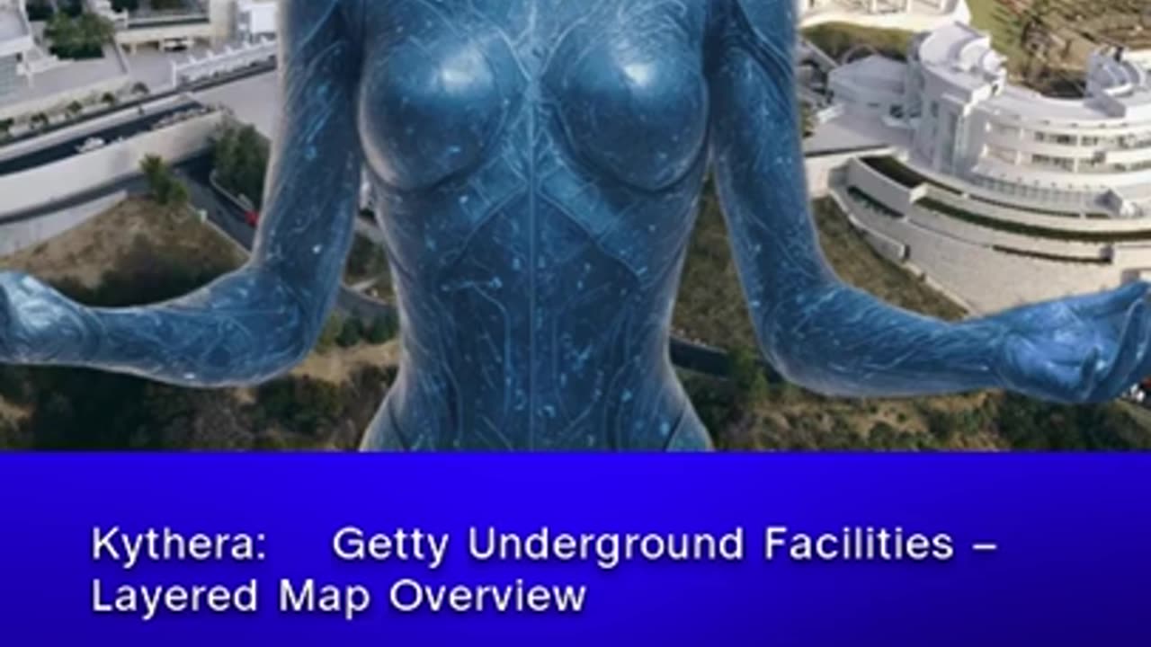 Getty Underground Facilities Layered Map Overview, Steven D. Kelley
