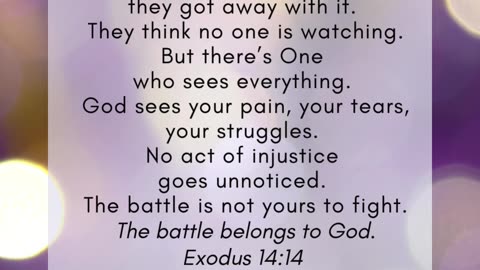 The Battle Belongs to God