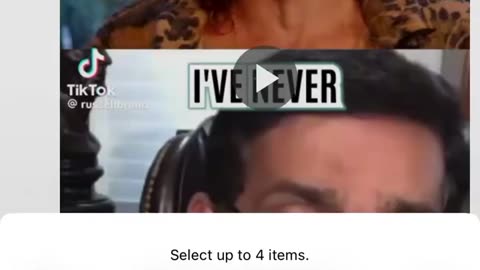 Why am I unable to post a video about Russell Brand on