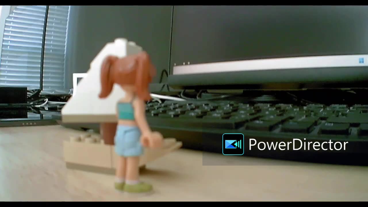 Lego Animation boat with girl