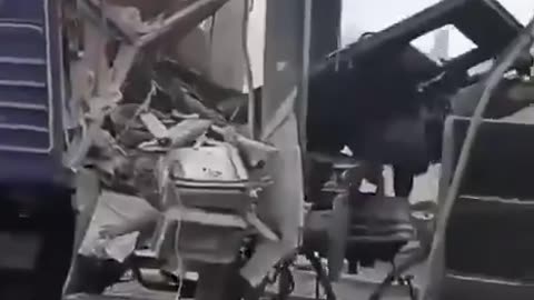 A brutal Russian drone strike on a railway station in Shostka, Sumy region. As of now, 