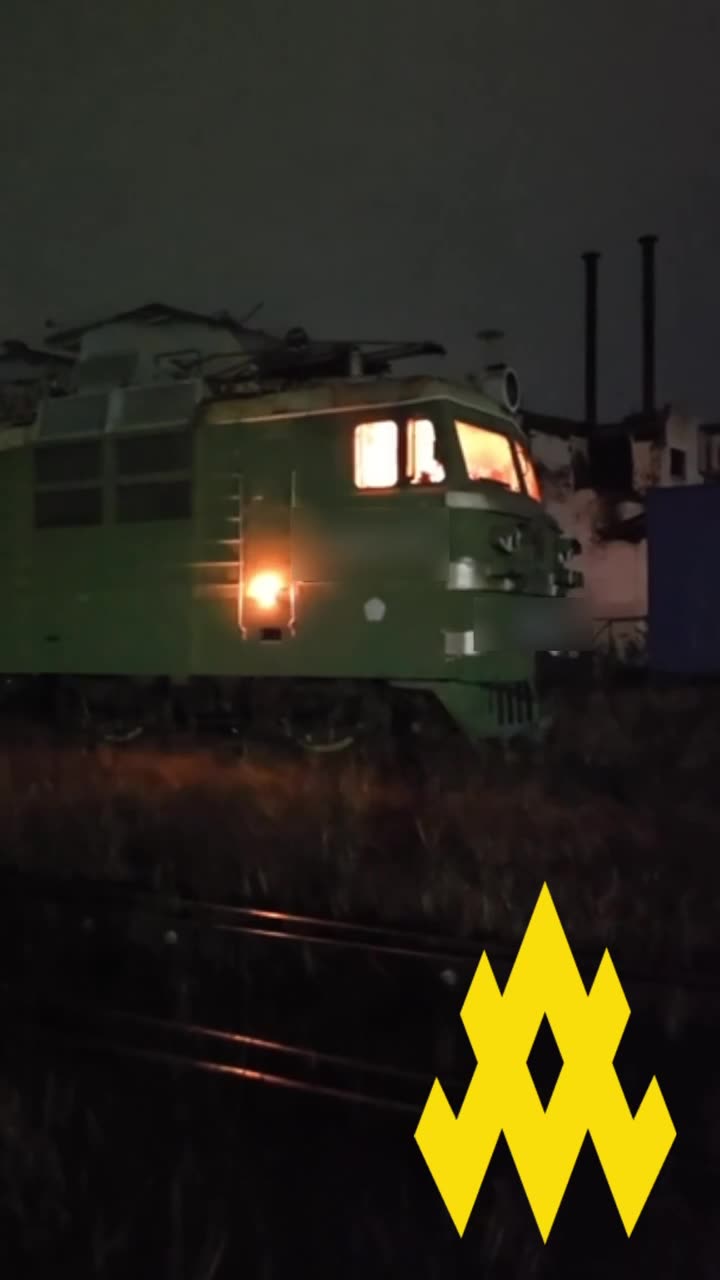 🔥 ATESH agents from the Russian Railway Troops burned an electric locomotive in Rostov