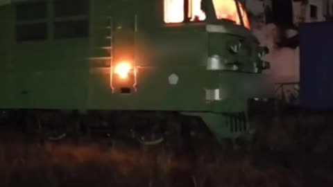 🔥 ATESH agents from the Russian Railway Troops burned an electric locomotive in Rostov