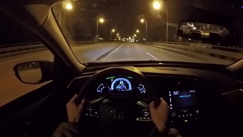 2016 Honda Civic Touring - WR TV POV Night Drive