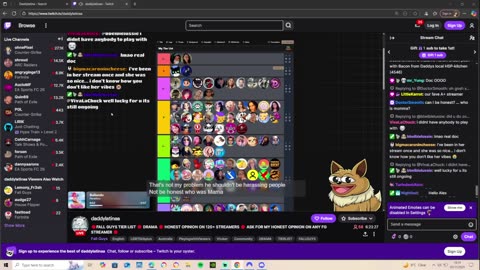 Streamer Daddylatina Created Tier List Of Illegal Slander/Defamation of streamers.