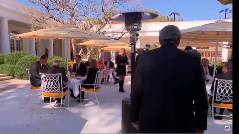 PRESIDENT TRUMP SPEECH AT LIVE LUNCH IN THE ROSE GARDEN 10-21-2025