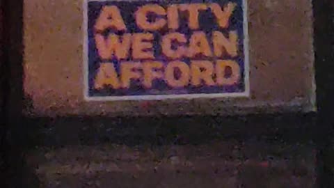 "Zohran for New York City. Zohranfornyc.com. A city we can afford"