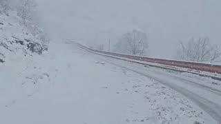 This is not Switzerland, it’s Israel! It is snowing on Mount Hermon. 🇮🇱❄️