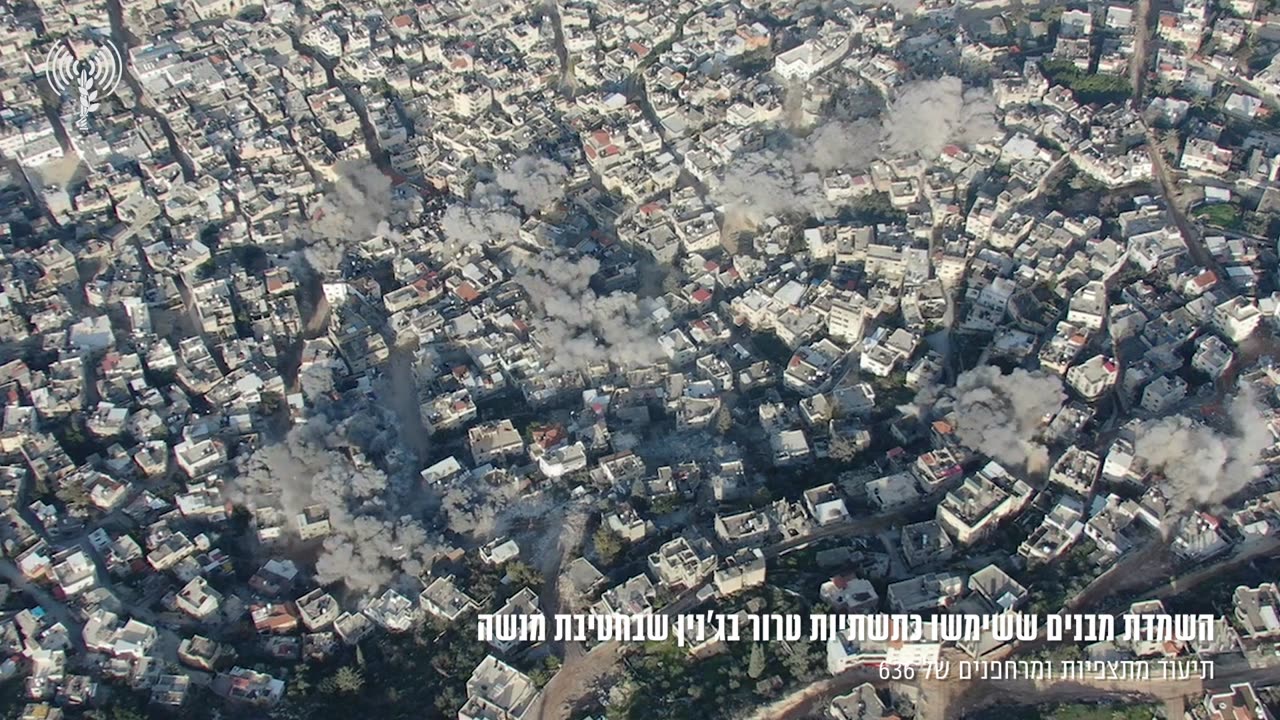 The IDF says it demolished 23 buildings in the West Bank's Jenin refugee camp