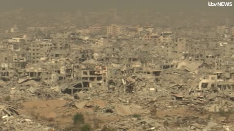 Döbbenetes képeket sugárzott az ITV News brit csatorna a Gázai övezetből