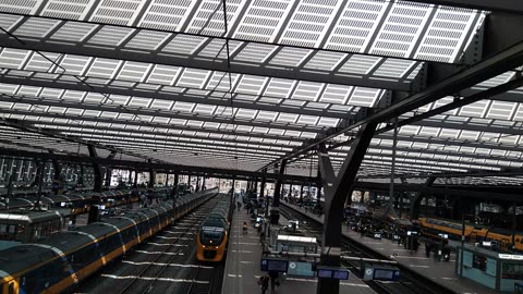 Central Train Station at Rotterdam, The Netherlands