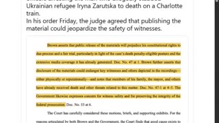 Judge Bans Police from Releasing Footage of Charlotte Train Stabber’s Arrest