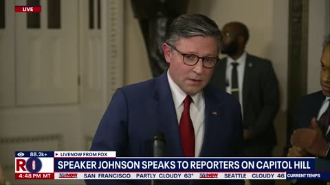 Speaker Johnson Responds After House Passes GOP Health Care Bil