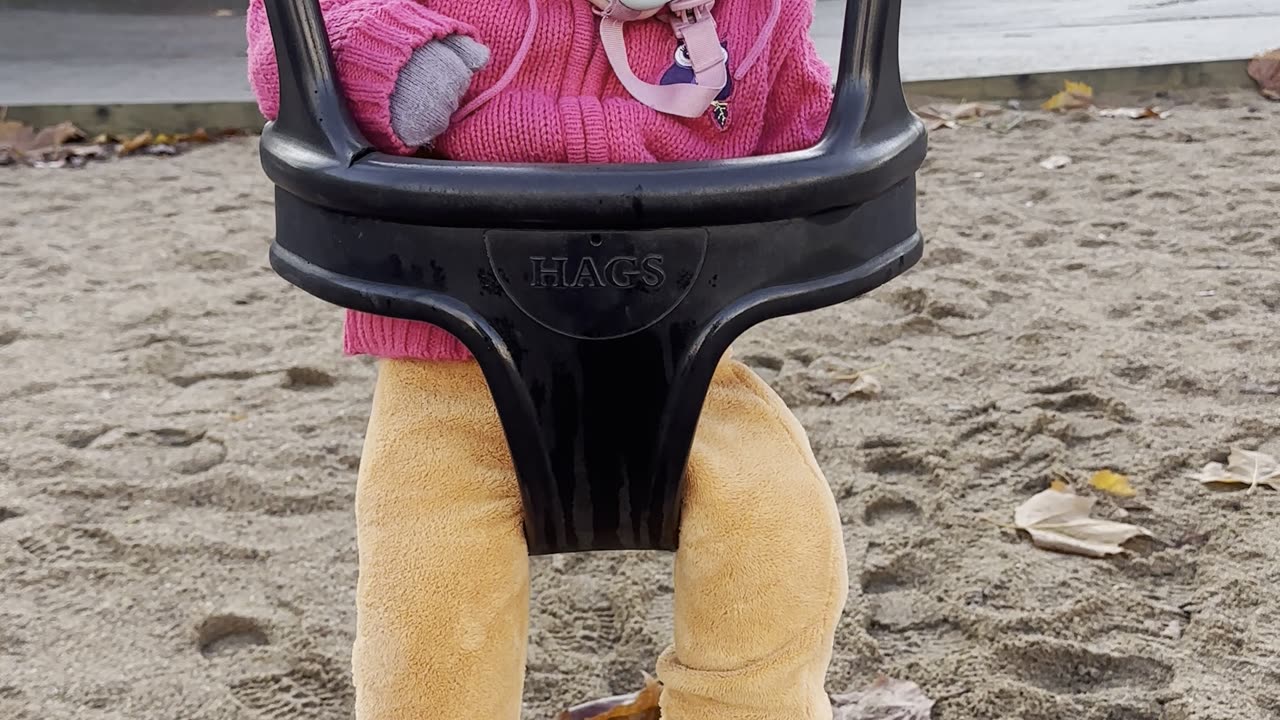 Baby Kayla’s Swing Ride… And That Face! 😆