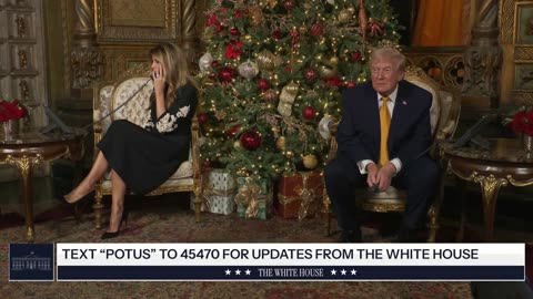 President Trump Participates in NORAD Santa Calls