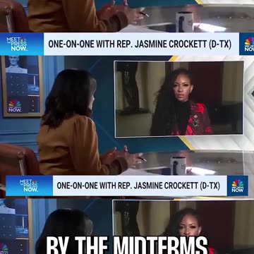Rep. Jasmine Crockett Admits Mainstream Media Are Democrat Propagandists