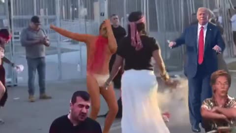 Indigenous peoples were outside ICE casting an evil spell and well, memers gonna meme