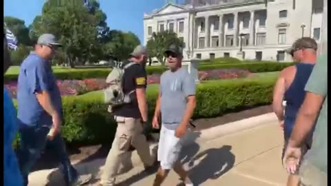 Blue Lives Matter rally pushes through Black Live Matters counter-protest