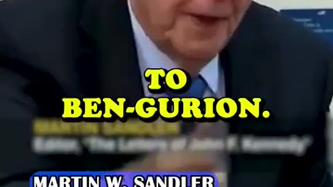 Israel Mossad killed Kennedy for forcing Ben Gurion to resign