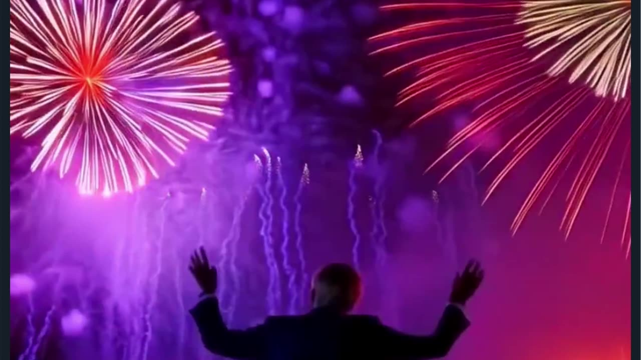 PapiTrumpo Fireworks Finale V For Vendetta