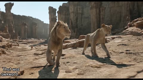 Mufasa The Lion King _ Elephant Stampede Scene _ Mufasa Saves Sarabi