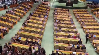 Watch Delegates at UNGA Walk Out on Netanyahu
