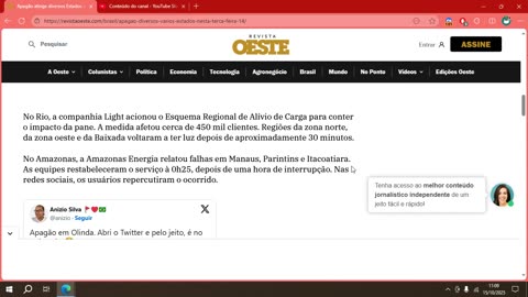 Apagão atinge diversos Estados nesta terça-feira, 14.mp4