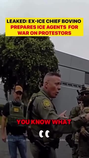 Former ICE Gestapo Chief Bovino's Leaked Video: "It's Our F***ing City"