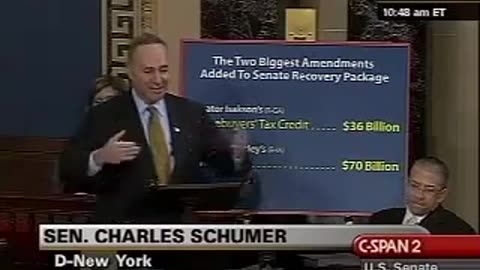 In 2009 Schumer Defended ‘Porky’ Government Spending, Saying ‘The American People Really Don’t Care’