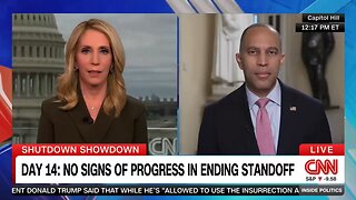Dana Bash Humiliates Hakeem Jeffries Over His Shutdown Theater