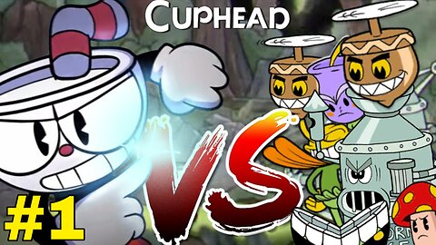 🍵 Cuphead Level 1 | Retro Bullets, Crazy Bosses & Tons of Fun! 🎺💥