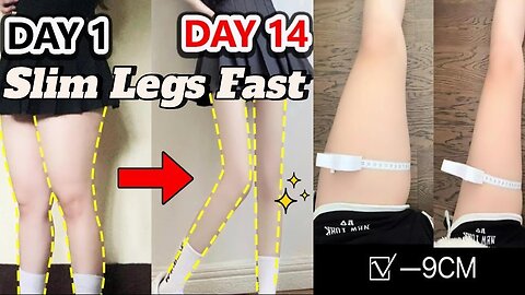 🔥 Slim Legs in Just 14 Days | Home Workout Challenge for Toned & Lean Legs